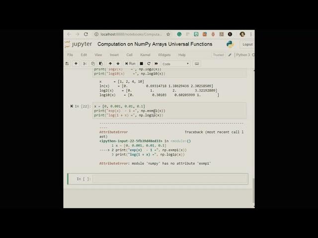 Exponents and Logarithms || Python || Numpy || Data Science || Machine Learning