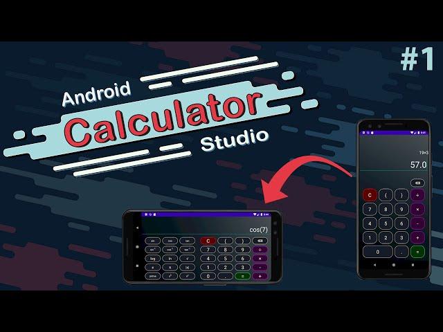 How to make a scientific calculator in Android Studio 2021 | Part 1