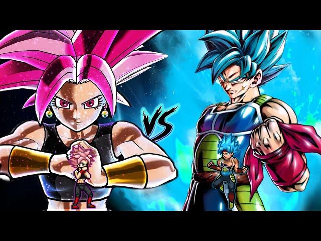 BLACK KEFLA VS BARDOCK SSB IN JUMP FORCE MUGEN