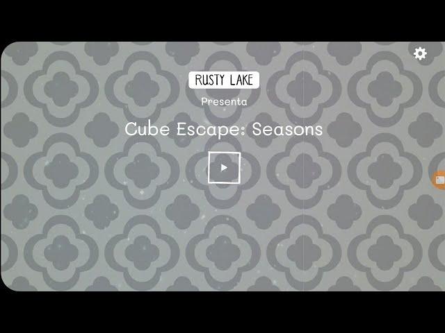 Cube Escape Seasons. Solución completa del juego. Full walkthrough.