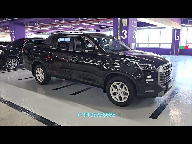 Корейский пикап Rexton Khan 4 WD полный привод 2023 год.  Авто из Кореи на заказ.