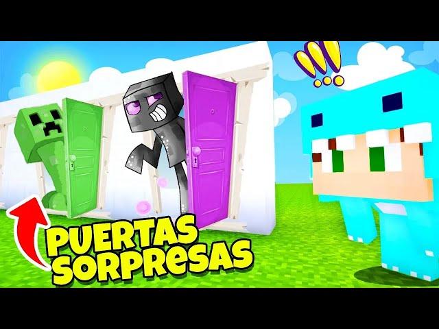 PUERTAS SORPRESA DE MOBS DE MINECRAFT