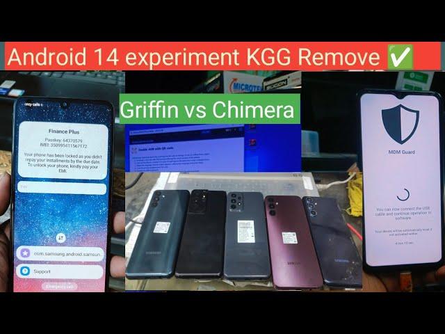 Samsung Android 14 experiment kgg remove, chimera tool  Griffin tool QR code ADB enable Android 14