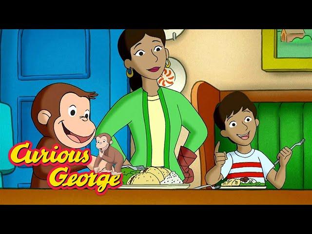 Curious George  George tries Mexican food  Kids Cartoon  Kids Movies  Videos for Kids