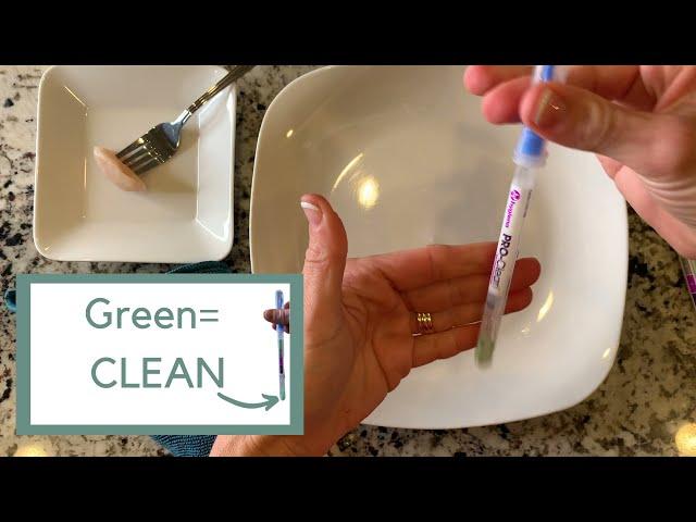 Norwex Raw Chicken Swab Test & Black Light Demo