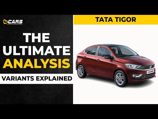 2022 Tata Tigor (w/ CNG) Variants Explained | XE, XM, XZ, XZ+ | The Ultimate Analysis | Feb