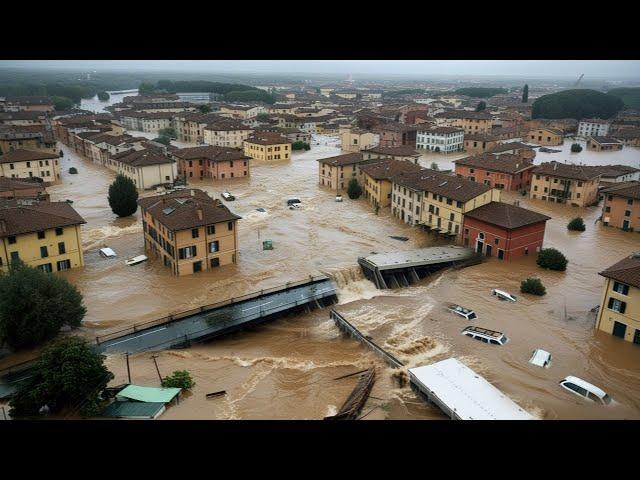 Tragedy in Italy! Houses and bridges under water, major flooding in Tuscany