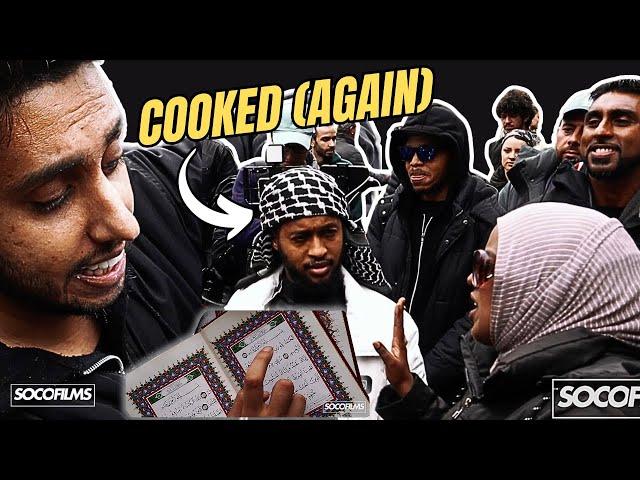 Muslim apologist gets cooked on the preservation of the Quran | Ish | Speakers Corner #socofilms