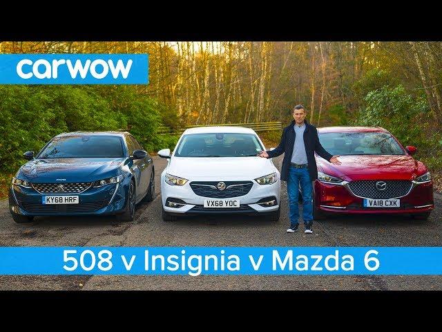 Peugeot 508 v Mazda 6 v Insignia Grand Sport - which is the best large family car?