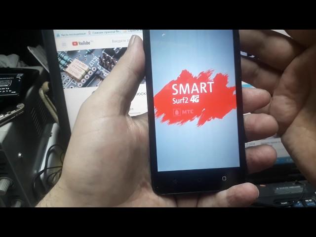 МТС smart surf 2 4g сброс аккаунта гугл FRP reset Android 6.0