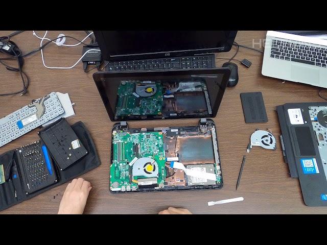 How to Replace an HP 15-f125wm Laptop CPU Cooling Fan