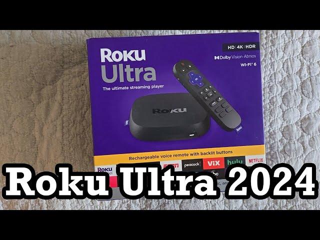 Roku Ultra 2024 4850R Review Unboxing Setup Dolby Vision Atmos Wifi 6 Smart Stream