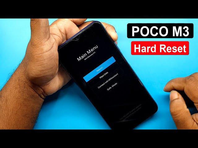 HOW TO POCO M3 HARD RESET & FACTORY RESET |