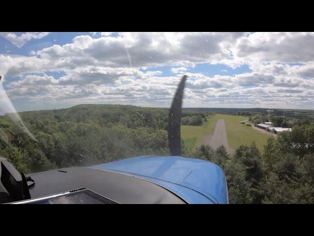 Landing at Stirling Airport. CPJ5.