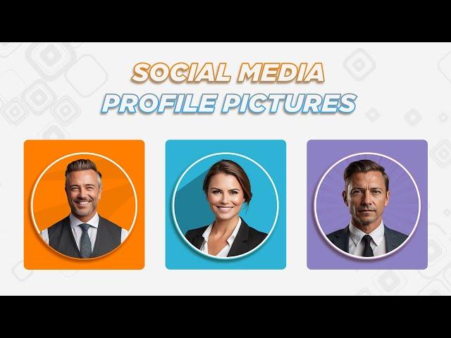 How to create social media profile picture || adobe photoshop