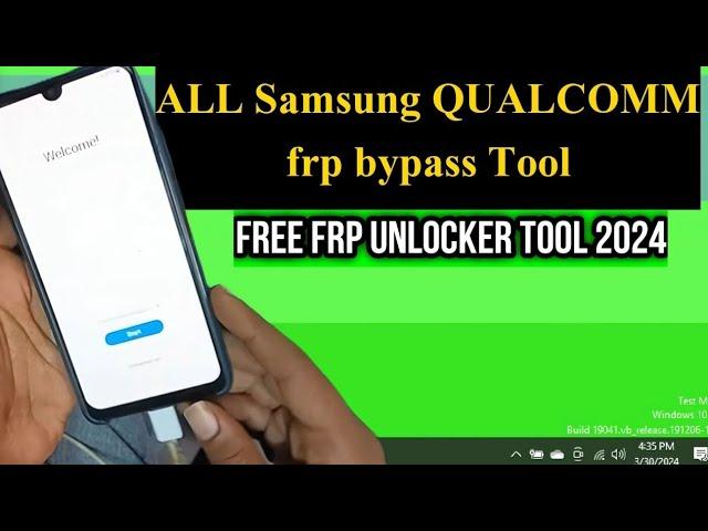 Samsung Qualcomm FRP Tool | All Qualcomm devices TFT unlocker tool