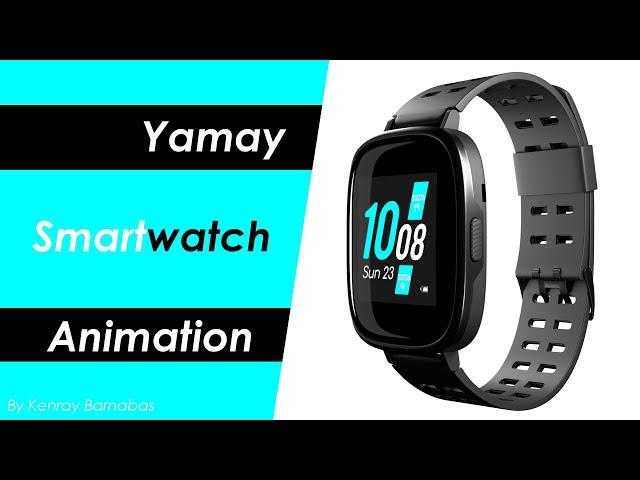 Yamay Smart Watch 3D Visualization