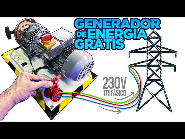 Free Energy with an Alternator and an Electric Motor 10KW-230v