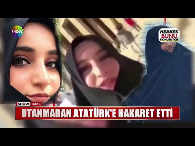 Utanmadan Atatürk'e hakaret etti