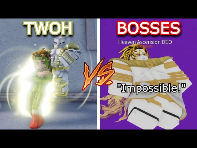 [YBA] The World Over Heaven vs. All Bosses