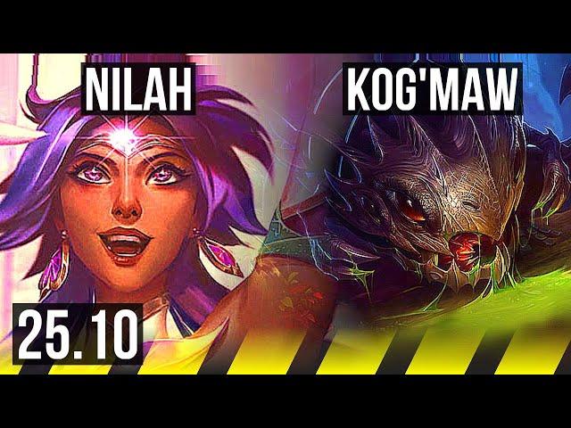 NILAH & Nautilus vs KOG'MAW & Sona (ADC) | EUNE Master | 25.10