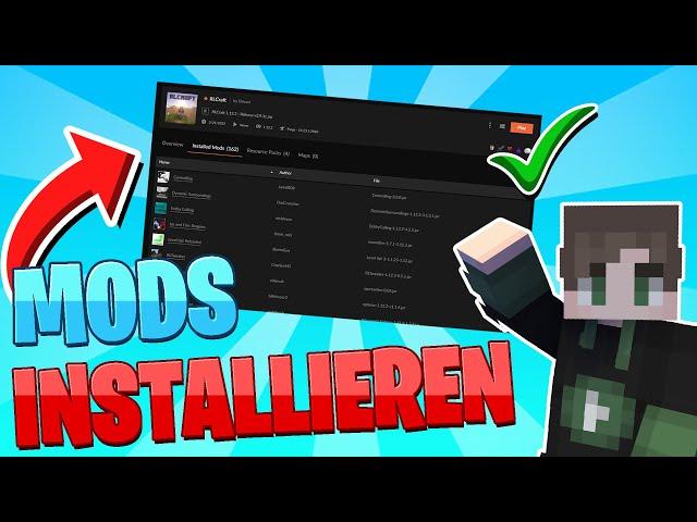 Minecraft Mods Super Einfach für ALLE Versionen installieren [2023] |Curse Launcher Tutorial