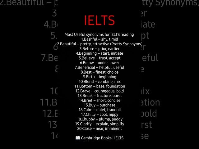 vocab for speaking , IELTS SPEAKING vocabulary