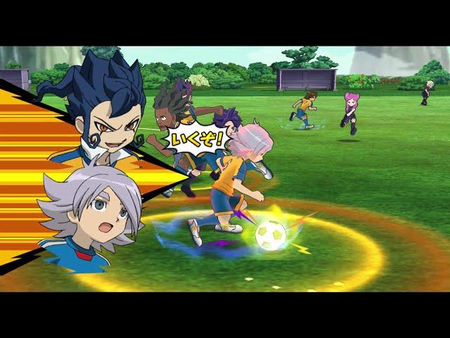 Inazuma Eleven Go Strikers 2013 - Shinsei Raimon vs Destructchers 2.0 Wii 1080p (Dolphin/Gameplay)