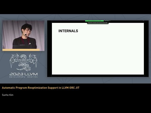 2023 LLVM Dev Mtg - Automatic program reoptimization support in LLVM ORC JIT