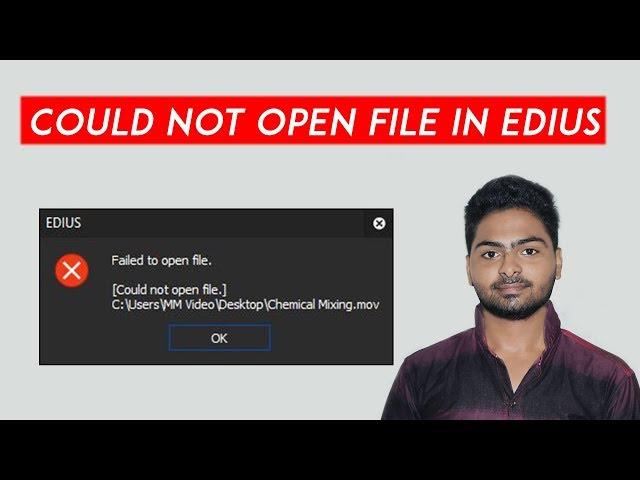 Could not open mov file in Edius 8 I 9