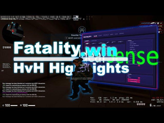 hvh highlights ft. fatality crack & IdealSense (free cfg in desc)