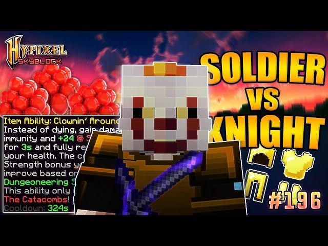 Zombie Soldier VS Zombie Knight Armor | Hypixel Skyblock - Minecraft EP. 196