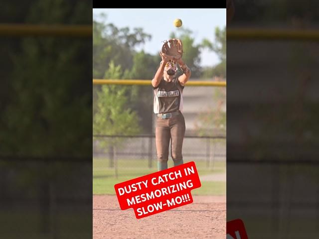 Jump & Grab! Watch Dust Fly as Shortstop Makes the Play! #shorts