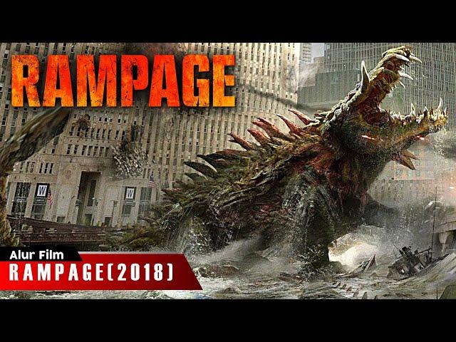 AMUKAN TIGA MONSTER RAKSASA DI PUSAT KOTA | ALUR CERITA FILM RAMPAGE (2018)