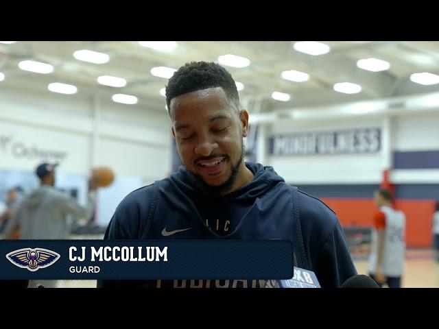 CJ McCollum | Pelicans vs. Bulls Shootaround 10/23/24