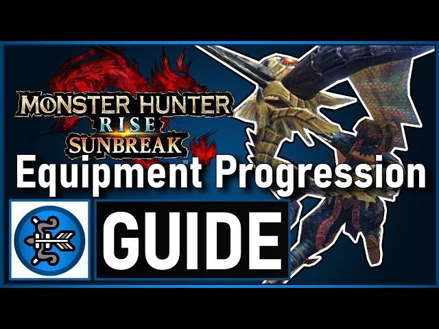 MH: Rise Sunbreak Bow Equipment Progression Guide (Recommended Playing)