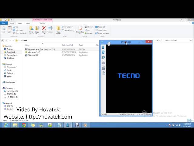 How to unbrick a font bricked Android phone using Auto Font Unbricker