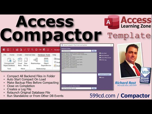 Microsoft Access Automated Compact and Repair Tool With Nightly Or Weekly Event