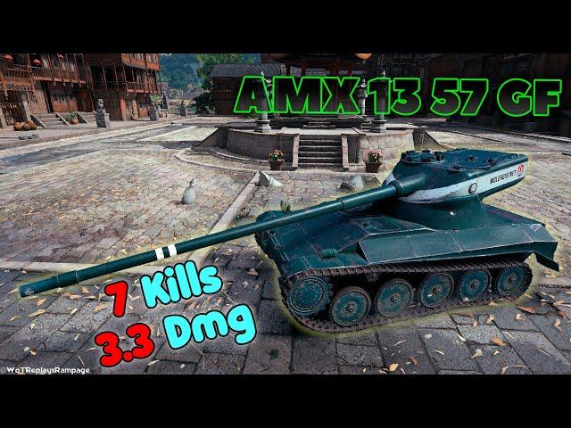 AMX 13 57 GF - 7 Frags 3.3 Damage by player jenik2398