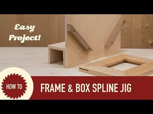 How to Make a Spline Jig for Picture Frames and Boxes