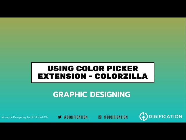 How to use Color Picker Extension - colorzilla