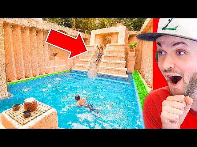 World’s *BEST* SECRET Underground POOL HOUSE!