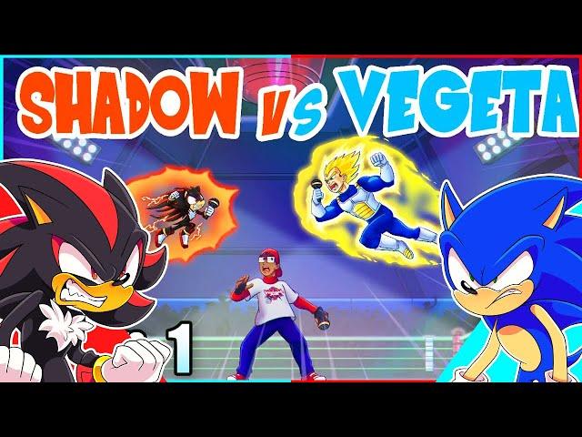 Sonic & Shadow REACT To Shadow Vs Vegeta - Cartoon Beatbox Battles!