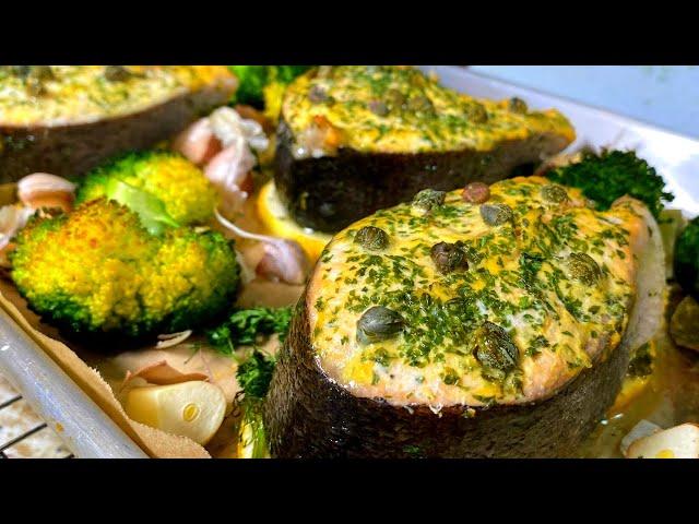 Нежнейшая и Вкусная Красная Рыба в духовке! Очень хочу, чтобы Вы попробовали! Простой рецепт из Рыбы