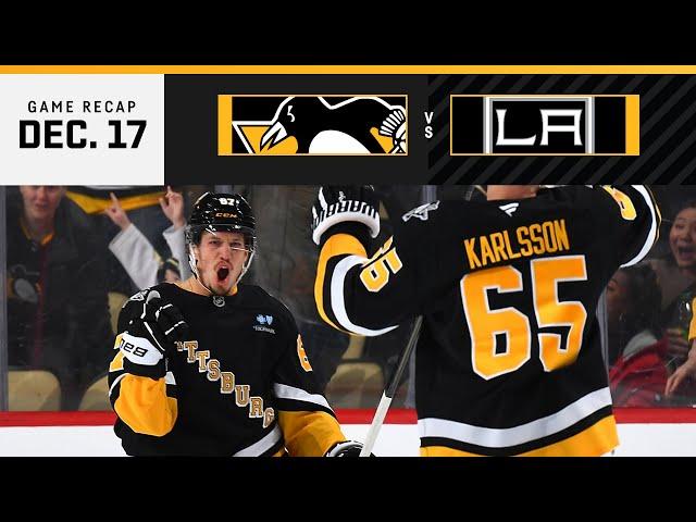 GAME RECAP: Penguins vs. Kings (12.17.24) | Rickard Rakell Scores OT Winner