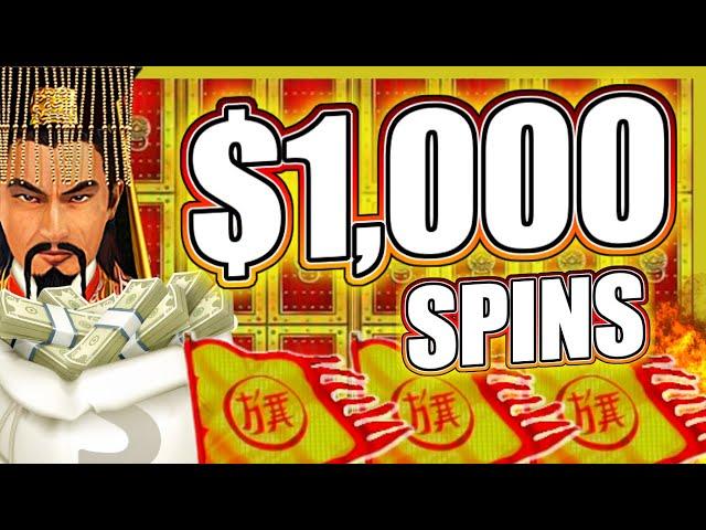 MASSIVE NIGHT OF HIGH LIMIT SLOTS!  BETS UP TO $1,000/SPIN ON DRAGON LINK!