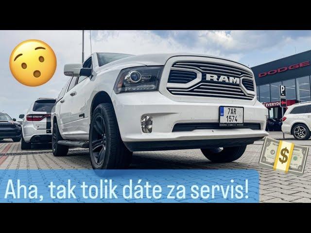 Ram 1500 V8 5,7L HEMI cena servisu v ČR + výměna nárazníku