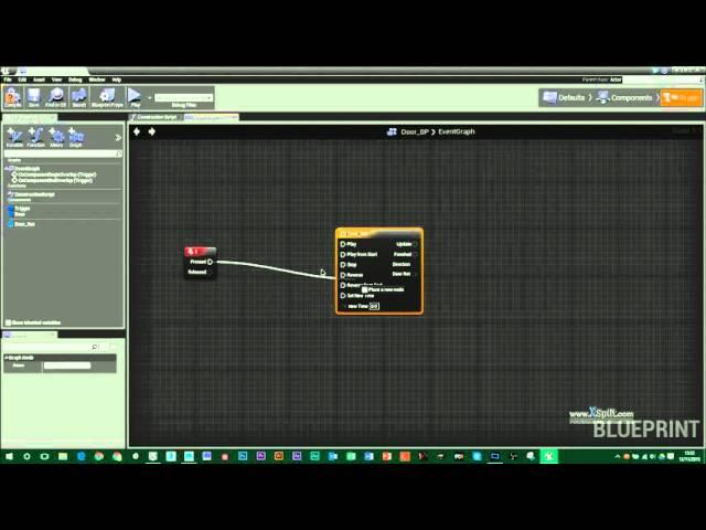 Unreal 4 - Creating a rotating door