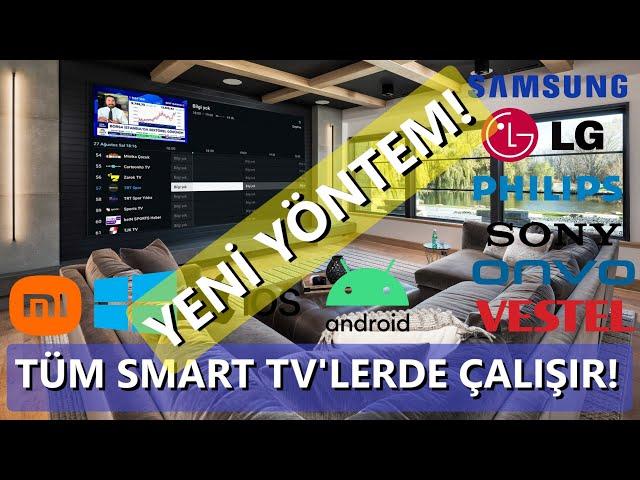 KOLAY YÖNTEM! IPHONE, IPAD, ANDROID VE TÜM AKILLI TV'LERDE ÇALIŞIR  SAMSUNG TIZEN, LG WEB OS VE PC