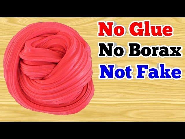 2 INGREDIENTS SLIME!! How to make Flour and Sugar Fluffy Slime without borax and glue